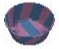 Blue and Purple Stripe Bowl